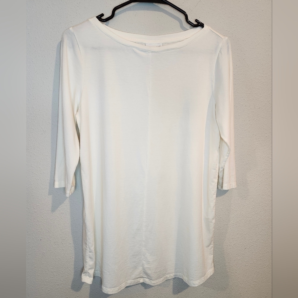 J. Jill Boat Neck Tunic Pima Cotton Stretch Fabric NWOT size Small